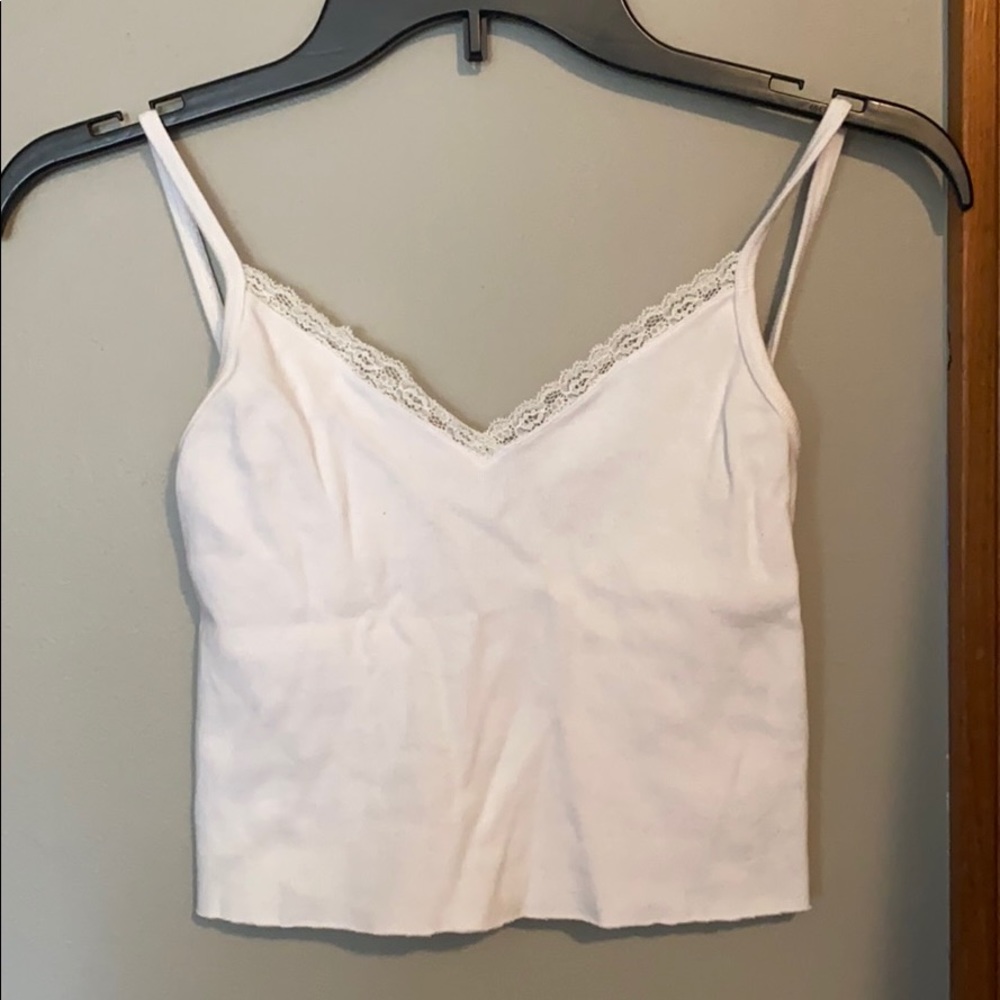 White crop top